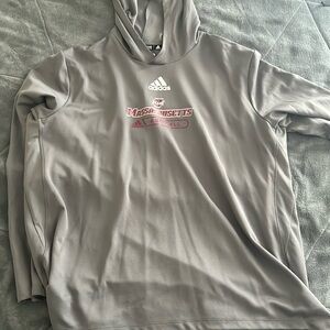 UMASS adidas hooded tee